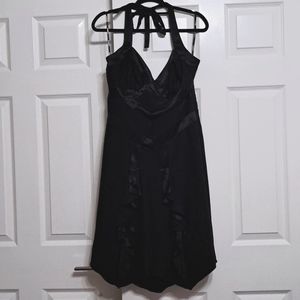 Bebe, size L, polyester black dress